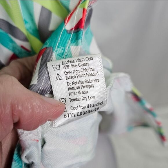 Bolle Geometric Athletic Performance Tank Top Size XL - Picture 8 of 9